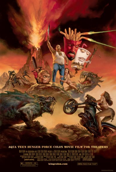 「AQUA TEEN HUNGER FORCE」映画ポスター