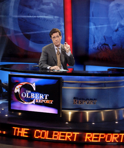 「THE COLBERT REPORT」　放送開始